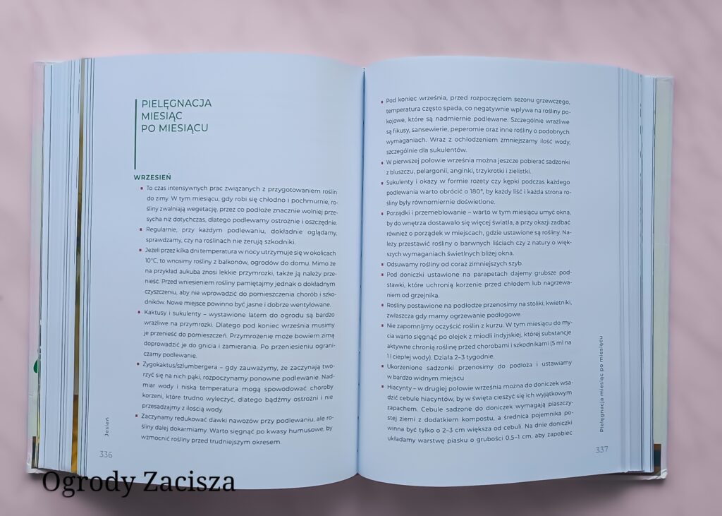 Kalendarz uprawy roślin doniczkowych